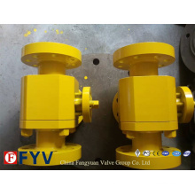 API 6D Bride à trois voies L Type Ball Valve